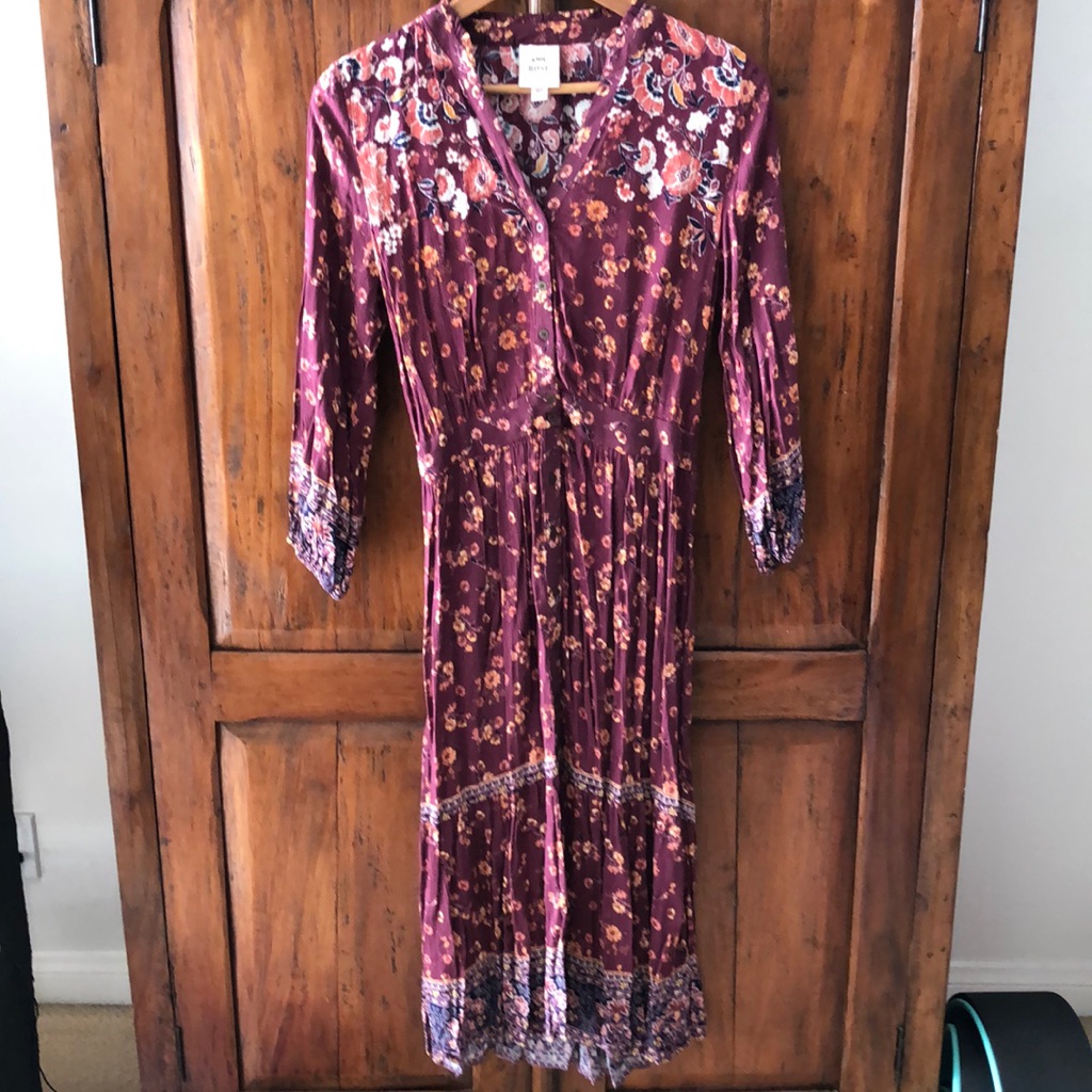 Knox Rose Xs Dress Rose Print